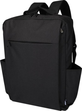 Logotrade promotional merchandise picture of: Libra 15” GRS recycled laptop backpack 15L