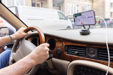 Logo trade business gift photo of: Terra 360 RCS recycled plastic universal phone holder