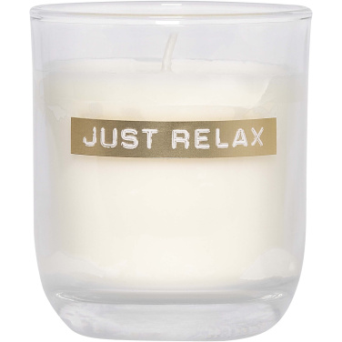 Logotrade corporate gift picture of: Wellmark Discovery 250 ml hand soap dispenser and 150 g scented candle set