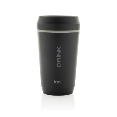 Logo trade promotional gifts picture of: Topl Recycled Plastic To Go Tumbler Patented 360 Lid 354ml