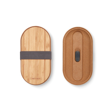 Logotrade promotional gift image of: Black+Blum Stainless Steel Double Bento Box