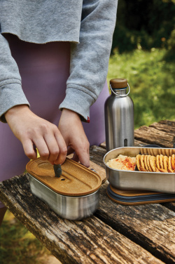 Logotrade corporate gift image of: Black+Blum Stainless Steel Double Bento Box
