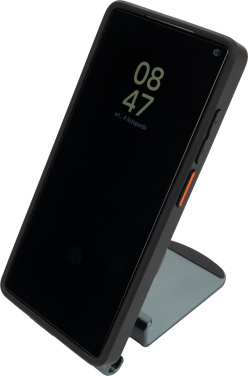 Logo trade promotional merchandise photo of: Phone holder with wireless charger