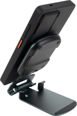 Logo trade corporate gifts image of: Phone holder with wireless charger
