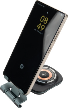 Logotrade promotional gift image of: Phone holder with wireless charger