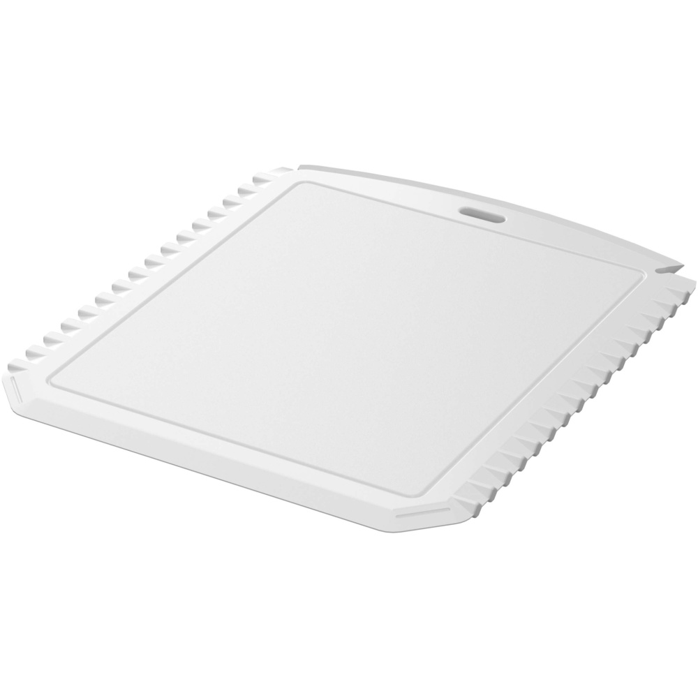 Logo trade business gifts image of: Thrym rectangular recycled plastic ice scraper