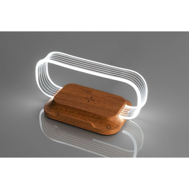 Logo trade business gifts image of: Phone stand with wireless charger JEROME Pierre Cardin