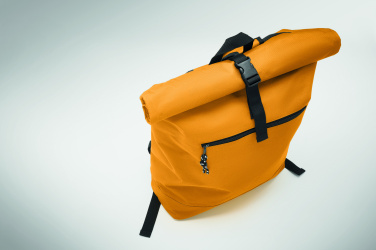 Logo trade promotional giveaway photo of: 600Dpolyester rolltop backpack