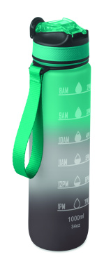 Logo trade business gifts image of: Sports water bottle RPET 1L