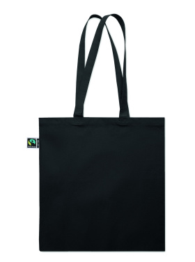 Logo trade promotional giveaways image of: Shopping bag Fairtrade 180 gr