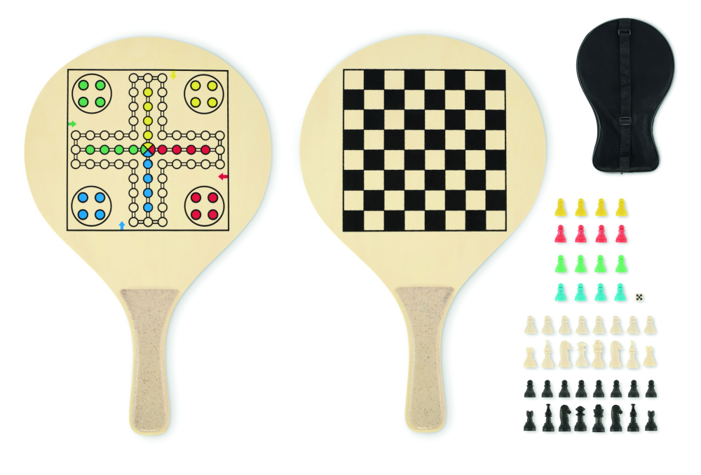Logo trade promotional item photo of: Beach racket set