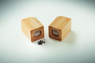 Logotrade business gift image of: Bamboo salt & pepper set