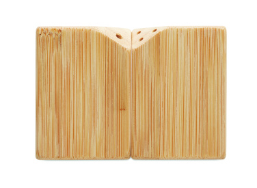Logotrade promotional merchandise image of: Bamboo salt & pepper set