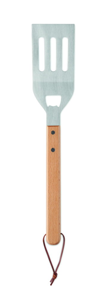 Logo trade promotional items picture of: BBQ spatula in beechwood