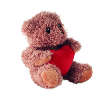Logotrade promotional giveaway picture of: Teddy bear plush with heart