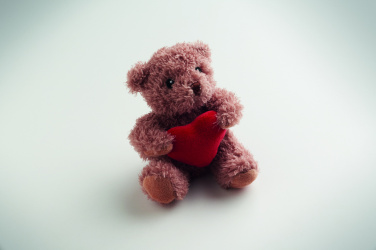 Logo trade advertising products picture of: Teddy bear plush with heart