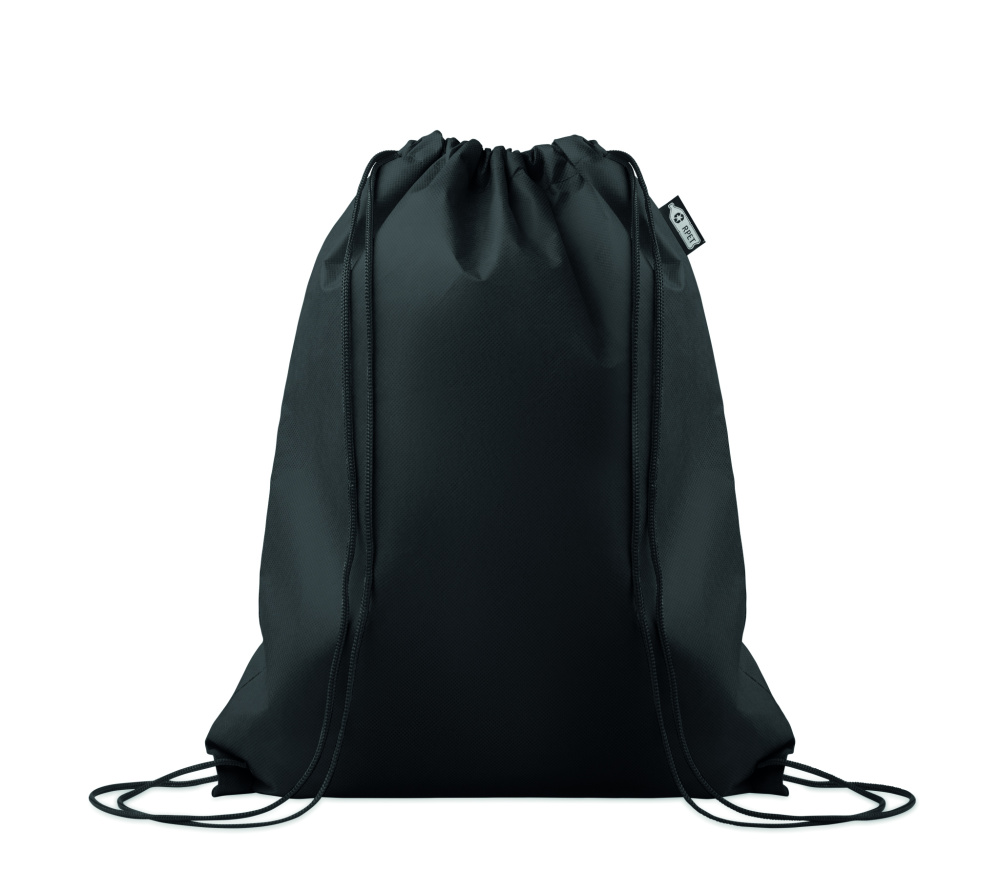Logotrade advertising product picture of: Drawstring bag RPET non-woven