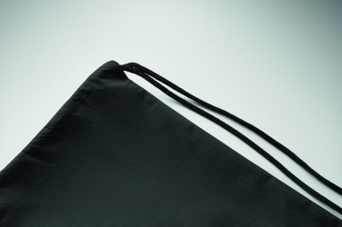 Logo trade advertising products image of: Drawstring bag RPET non-woven