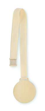 Logo trade corporate gifts picture of: Wooden medal