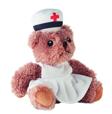 Logo trade corporate gifts picture of: Teddy bear plush nurse