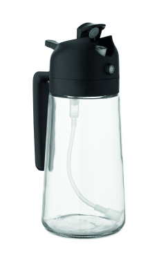 Logo trade promotional giveaways image of: Glass oil dispenser & sprayer
