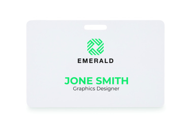 Logo trade promotional products image of: Lanyard badge 54 x 86mm