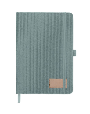 Logo trade promotional gift photo of: A5 notebook hard RPET cover