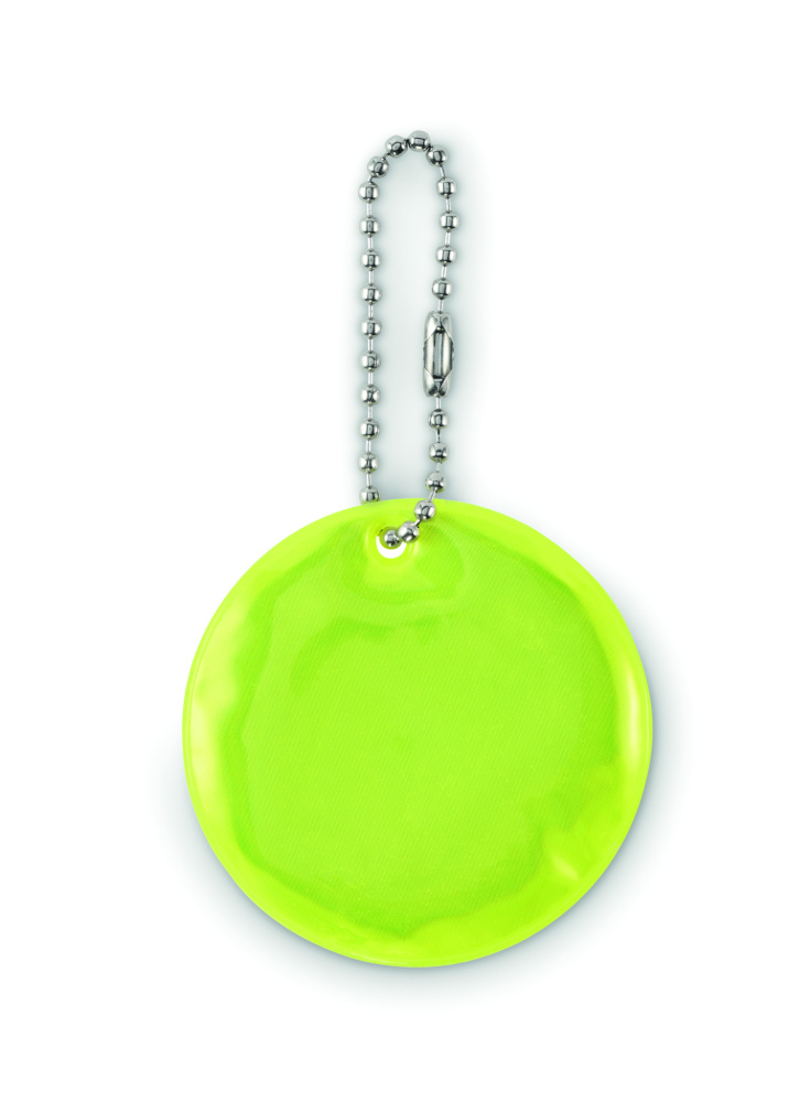 Logo trade corporate gifts picture of: Round reflective keyring