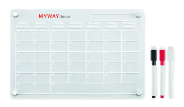 Logotrade promotional item picture of: Magnetic acrylic planner