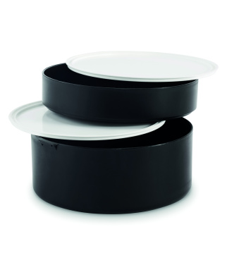 Logo trade promotional merchandise picture of: PP two-tier lunch box 950 ml