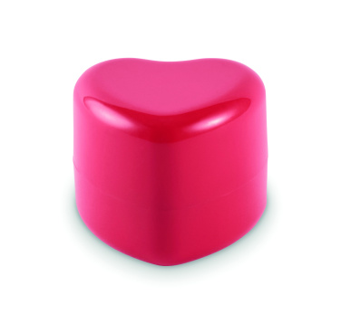 Logo trade advertising products image of: Heart shape vegan lip balm