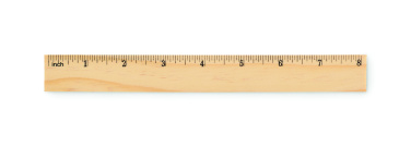 Logotrade promotional product picture of: Wooden ruler 20cm