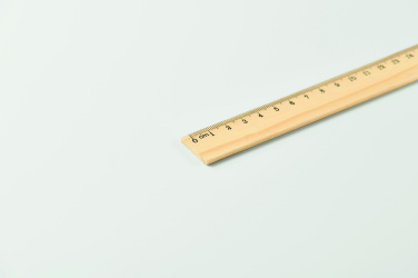 Logo trade advertising products image of: Wooden ruler 20cm