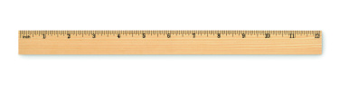 Logo trade promotional giveaways picture of: Wooden ruler 30cm