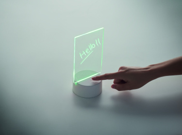 Logotrade promotional item picture of: Light-up LED memo board