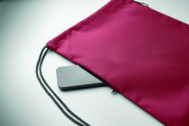 Logotrade promotional item image of: Drawstring bag in 420D RPET