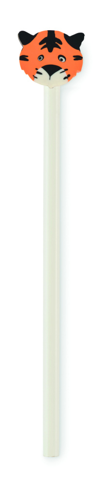 Logo trade promotional giveaways picture of: Wooden pencil in animal shape