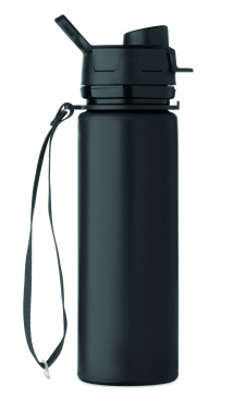 Logo trade promotional giveaway photo of: Foldable silicone sports bottle