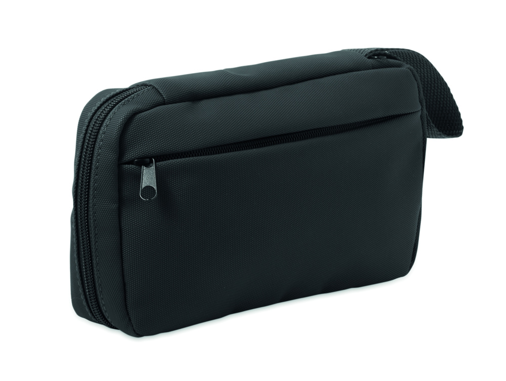 Logo trade promotional product photo of: Toiletry bag 600D RPET
