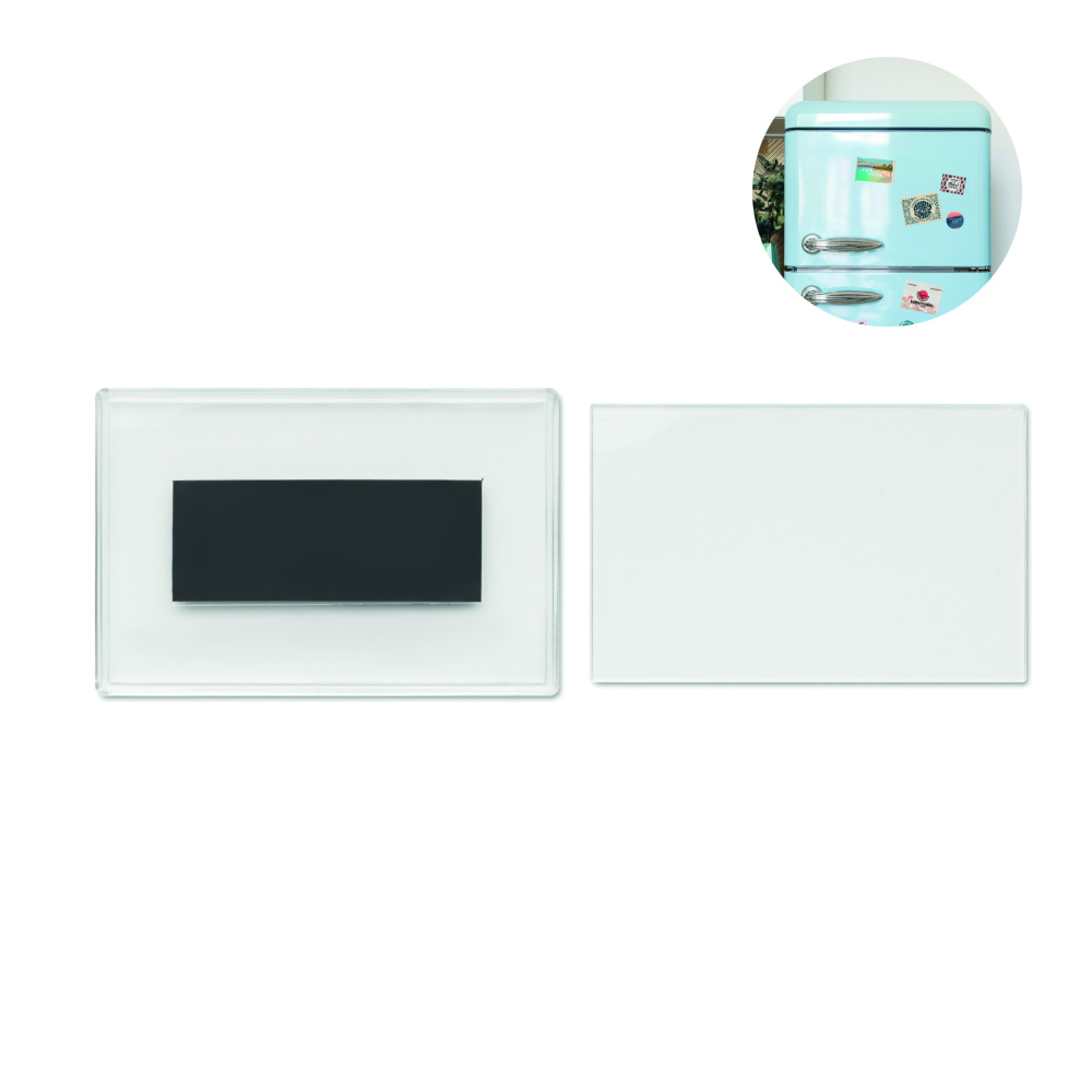 Logo trade corporate gifts picture of: Acrylic photo magnet rectangula