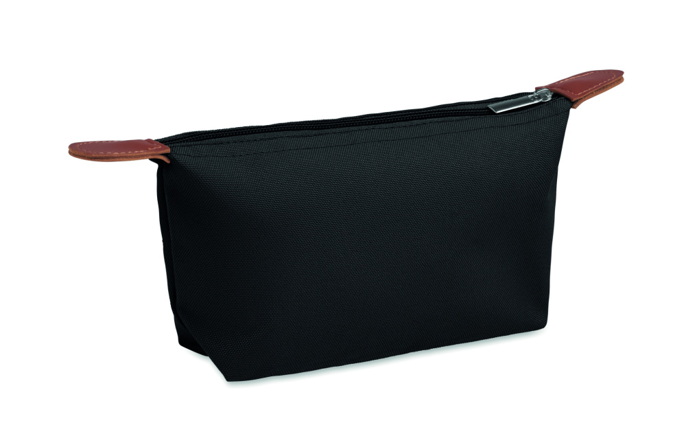 Logo trade promotional product photo of: Cosmetic bag in 600D RPET