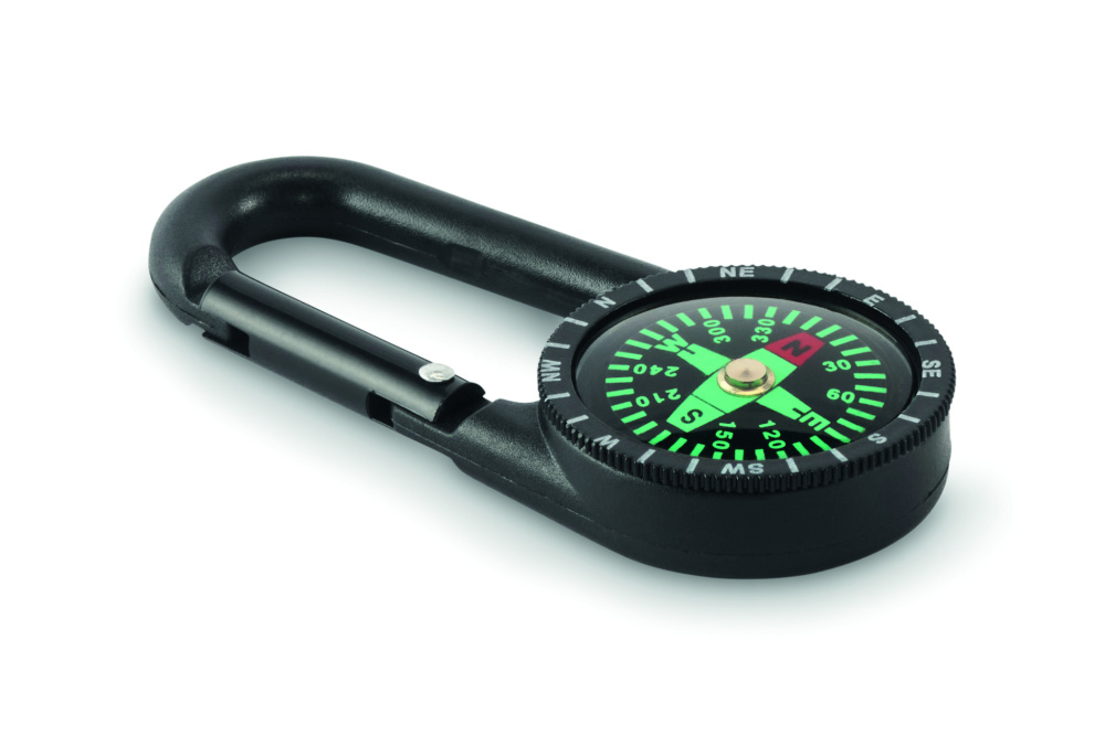 Logotrade promotional merchandise image of: Outdoor compass with carabiner