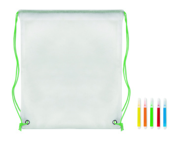 Logotrade promotional merchandise photo of: Non woven kids bag with pens
