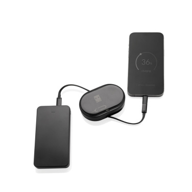 Logo trade promotional product photo of: Chargevix RCS rplastic Multi-functional 60W charging set