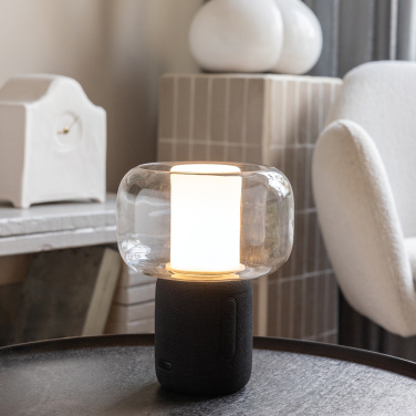 Logotrade promotional merchandise photo of: Lux RCS recycled plastic 10W speaker lamp