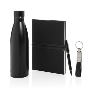 Logo trade promotional items picture of: Swiss Peak RCS deluxe business gift set w/ water bottle