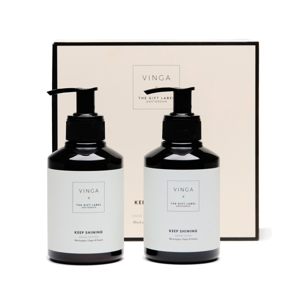 Logo trade business gifts image of: VINGA x TGL hand care gift set