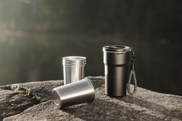 Logo trade advertising product photo of: VINGA Parks RCS SS cup, 4 pcs, 250 ML