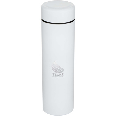 Logo trade business gift photo of: Taylor 450 ml double wall stainless steel flask with tea strainer