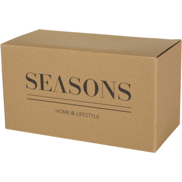 Logo trade business gift photo of: Male wooden serving tray and glass cups set